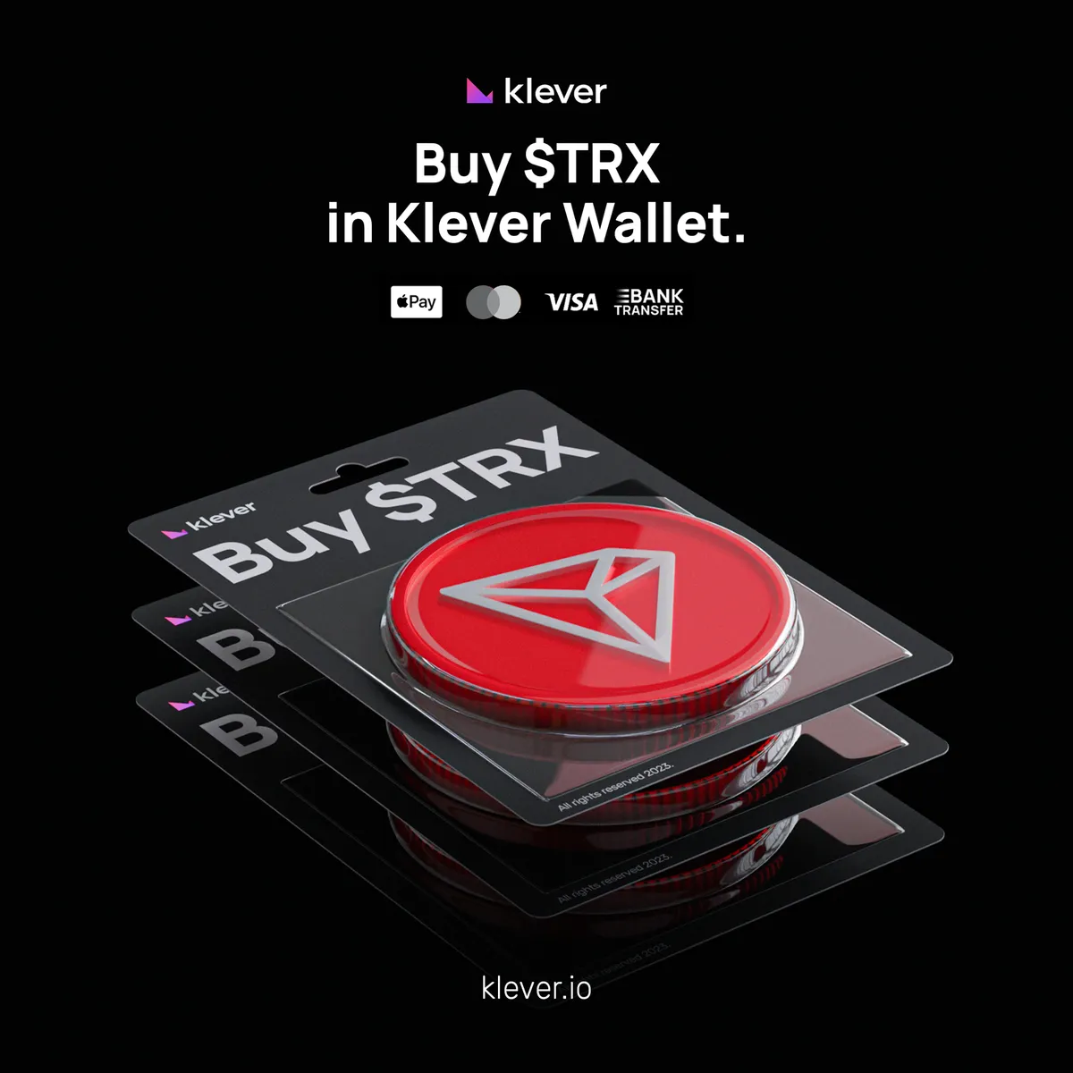 How to buy TRX crypto? - Klever • All in One Crypto Hot and Cold Wallet