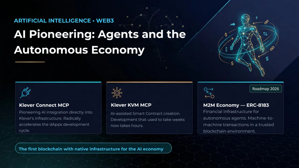 Klever AI Pioneering — Agents and the Autonomous Economy