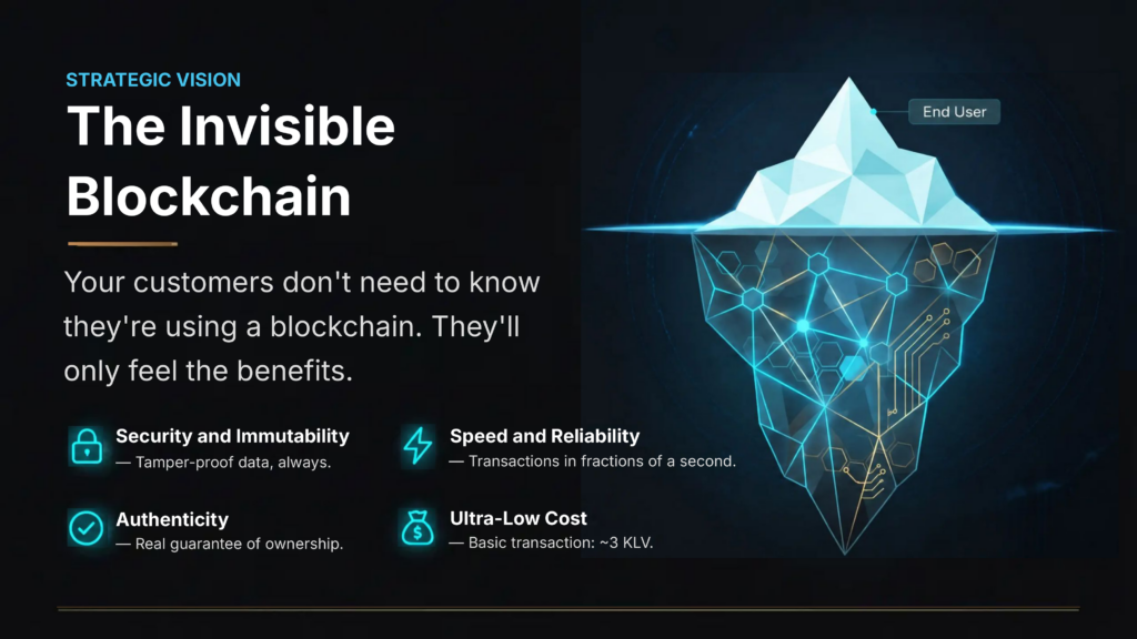The Invisible Blockchain — infrastructure whose benefits users feel without seeing its complexity