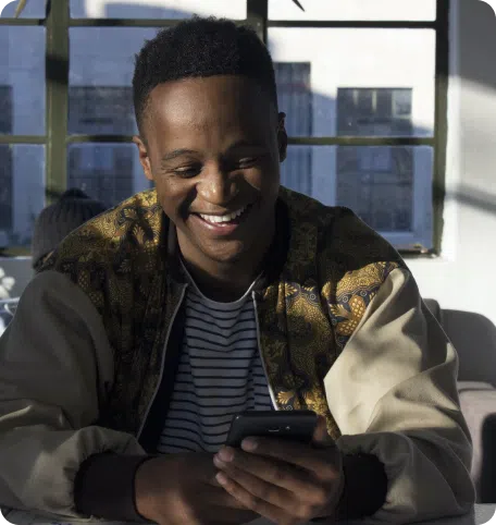 boy smiling
