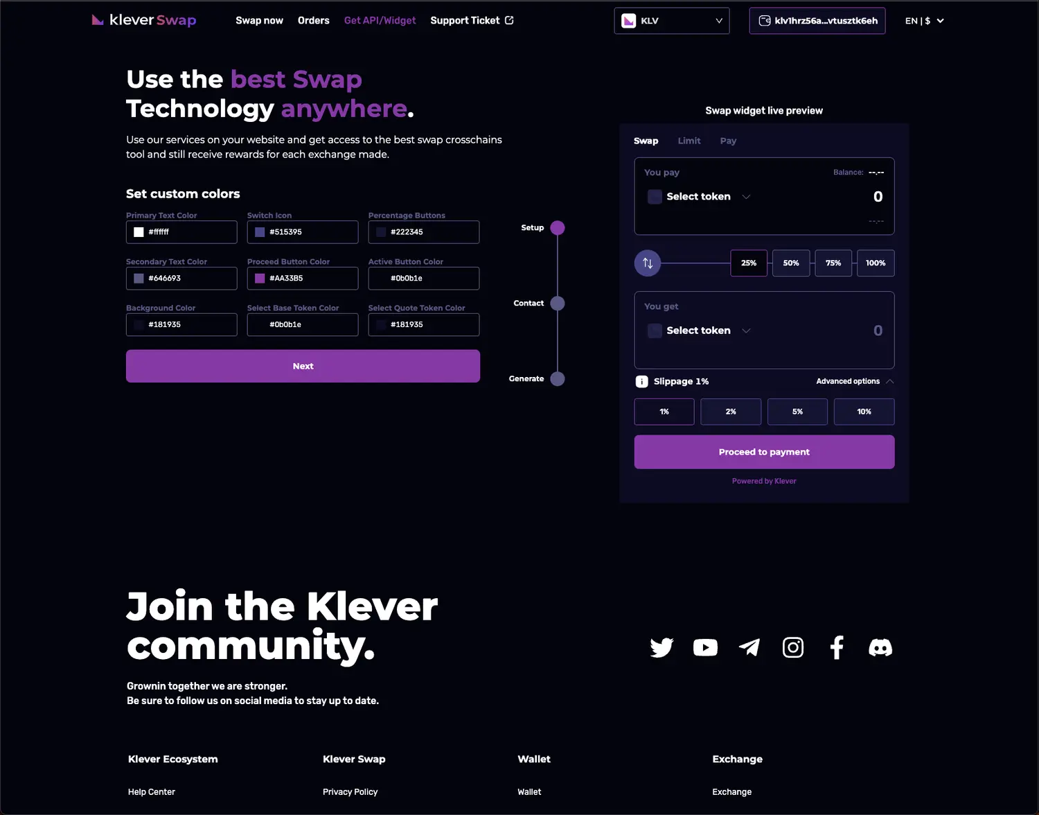 klever swap